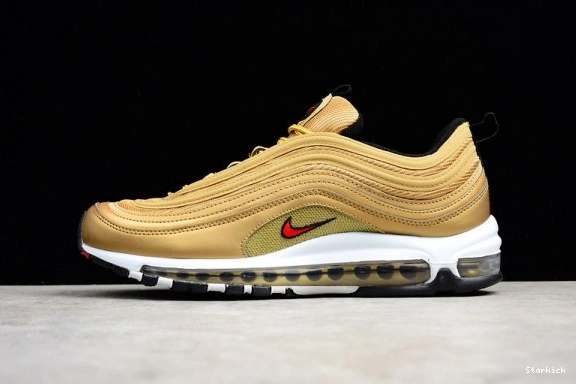 AIR METALLIC QS 884421-700 OG NIKE GOLD MAX 97 0824
